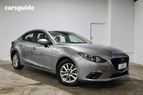Silver 2014 Mazda 3 Sedan Maxx