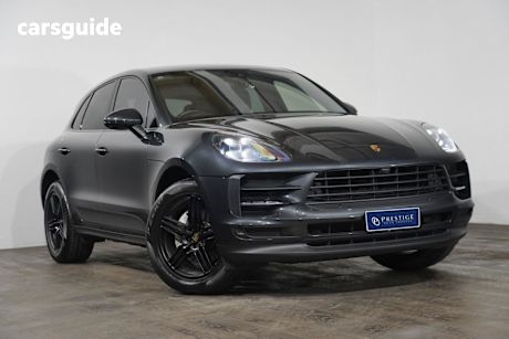 Grey 2021 Porsche Macan Wagon