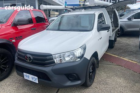 White 2021 Toyota Hilux Cab Chassis Workmate (4X2)