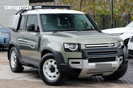 Green 2021 Land Rover Defender SUV 90 D200 4X4