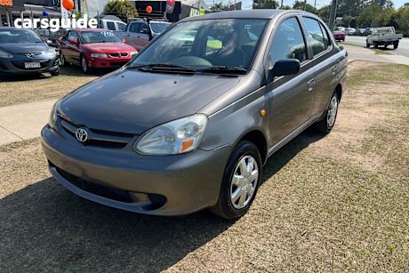 Grey 2005 Toyota Echo Sedan