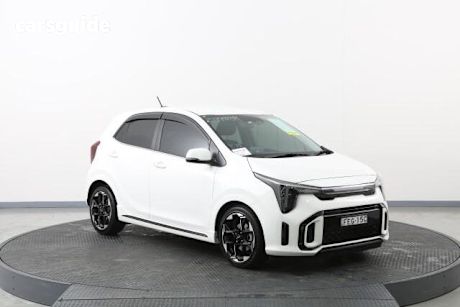 White 2023 Kia Picanto Hatchback Gt-Line (Pe)