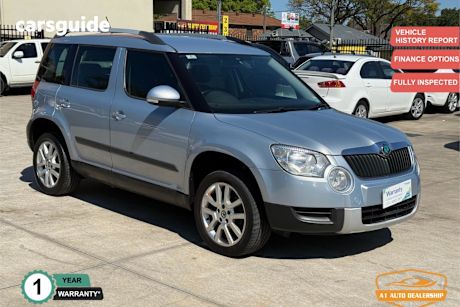 Blue 2013 Skoda Yeti Wagon 112 Tsi (4X4)