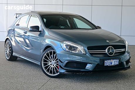 Blue 2015 Mercedes-Benz A-CLASS Hatch A45 AMG 4WD