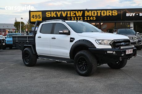 White 2018 Ford Ranger Ute Tray WILDTRAK 4X4