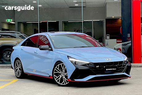 Blue 2022 Hyundai I30 Sedan N Premium With Sunroof