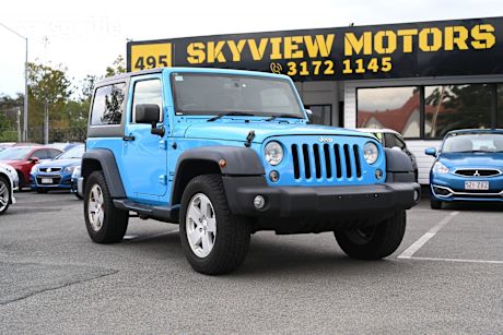 Blue 2017 Jeep Wrangler Sedan JK SPORT SOFTTOP 2DR AUTO 5SP 4X4 3.6I