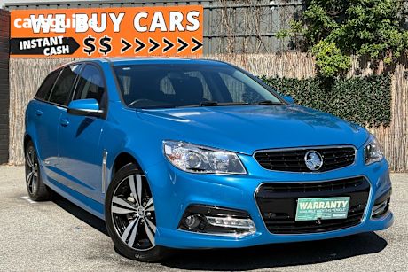 Blue 2015 Holden Commodore SUV SV6 R