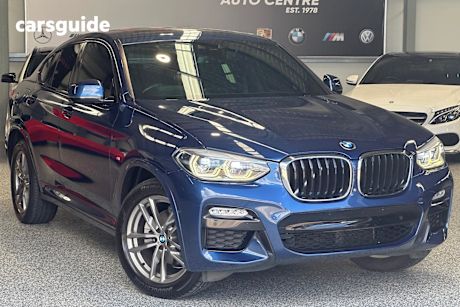Blue 2019 BMW X4 SUV XDRIVE20I M SPORT X 4X4
