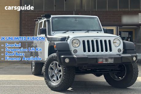 White 2016 Jeep Wrangler Sedan UNLIMITED RUBICON 4X4