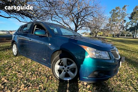 Blue 2012 Holden Cruze Hatchback Sri V