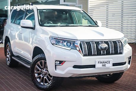 White 2019 Toyota Landcruiser Prado Wagon Vx (4X4)