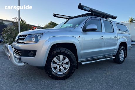 Silver 2012 Volkswagen Amarok Ute Tray TDI420 TRENDLINE 4X4