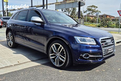 Blue 2014 Audi SQ5 SUV TDI 4WD