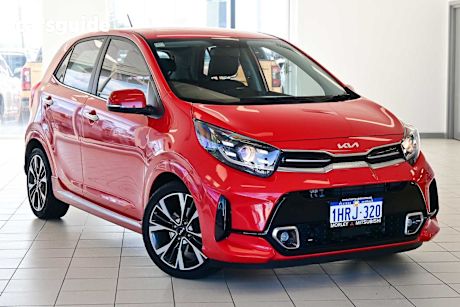 Red 2022 Kia Picanto Hatch GT-LINE F
