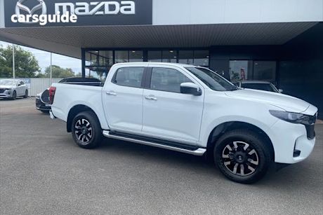 White 2024 Mazda BT-50 Ute Tray XTR