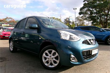 Blue 2015 Nissan Micra Hatchback Ti