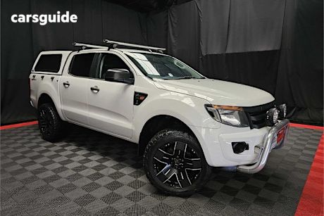 White 2013 Ford Ranger Crew Cab Pickup Xl 2.2 Hi-Rider (4X2)