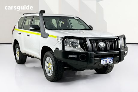 White 2019 Toyota Landcruiser Prado Wagon Gx (4X4)