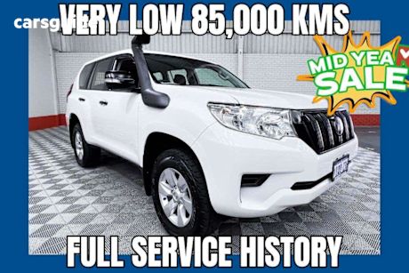 White 2018 Toyota Landcruiser Prado Wagon Gx (4X4)