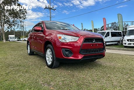 Red 2012 Mitsubishi ASX Wagon (2Wd)