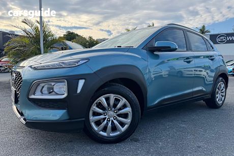 Blue 2020 Hyundai Kona SUV GO F