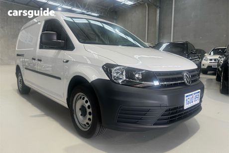 White 2019 Volkswagen Caddy Commercial TSI220 F