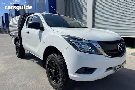 White 2017 Mazda BT-50 Ute Tray XT 4X4