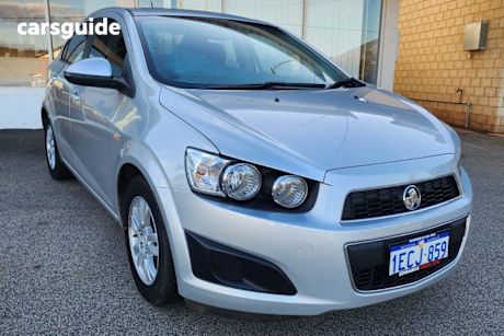 Silver 2012 Holden Barina Sedan