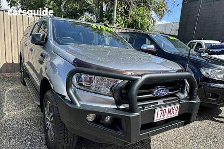 Silver 2021 Ford Ranger Double Cab Pick Up Wildtrak X 2.0 (4X4)