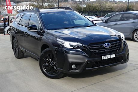 Black 2022 Subaru Outback Wagon Awd Sport