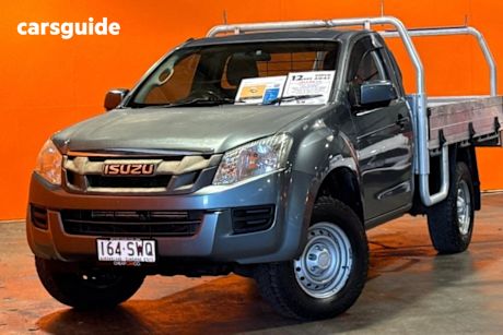 Grey 2012 Isuzu D-MAX Cab Chassis Sx (4X4)