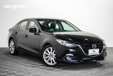 Black 2015 Mazda 3 Sedan Sp25 Gt