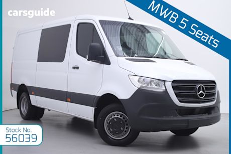 White 2024 Mercedes-Benz Sprinter Van 519Cdi Vs30 Mwb Rwd (4.49T)