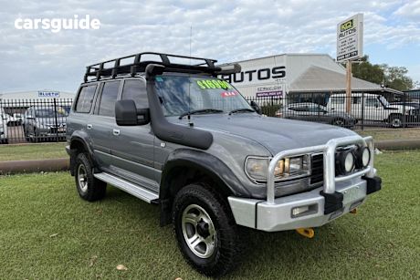 Silver 1995 Toyota Landcruiser Wagon Gxl (4X4)