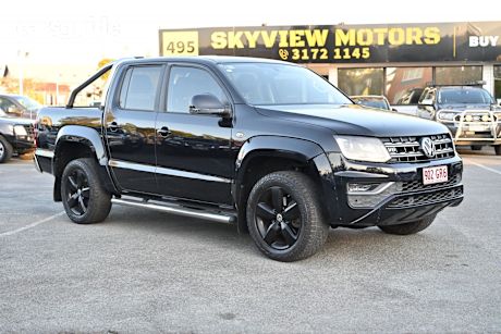 Black 2017 Volkswagen Amarok Ute Tray TDI550 HIGHLINE 4X4