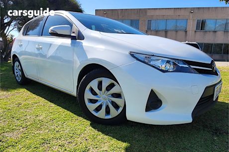 White 2012 Toyota Corolla Hatchback Ascent