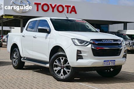 White 2024 Isuzu D-MAX Crew Cab Utility Ls-U (4X2) High-Ride