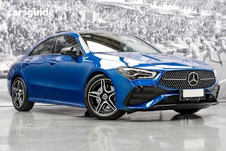 Blue 2023 Mercedes-Benz CLA-Class Coupe CLA200 F