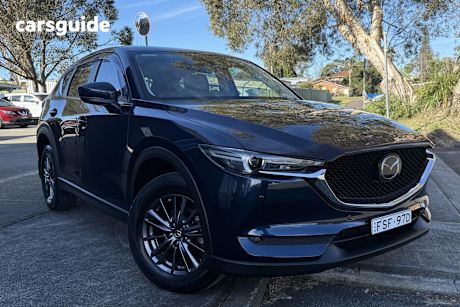 Blue 2020 Mazda CX-5 Wagon Touring (Awd)