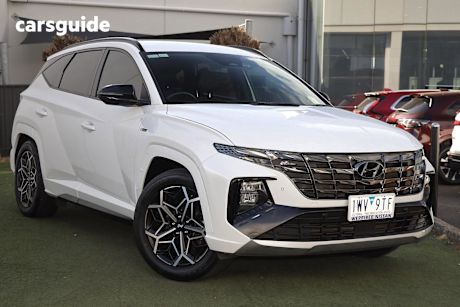 White 2022 Hyundai Tucson SUV ELITE 4X4