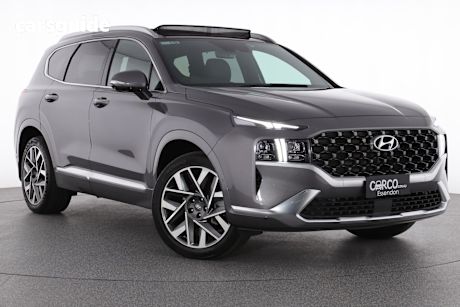 Grey 2023 Hyundai Santa FE SUV HIGHLANDER 4X4