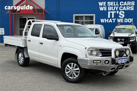 White 2018 Volkswagen Amarok Ute Tray TDI420 CORE 4X4