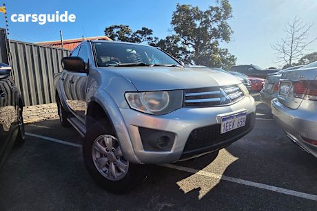 Silver 2013 Mitsubishi Triton Ute Tray GLX 4X4