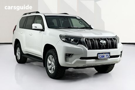White 2019 Toyota Landcruiser Prado Wagon Gxl (4X4)