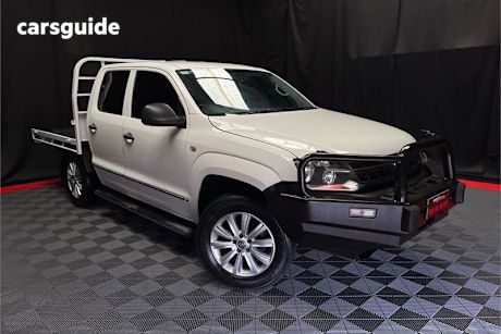 White 2012 Volkswagen Amarok Dual Cab Chassis Tdi400 (4X4)