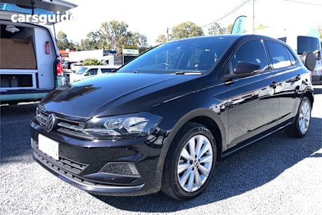Black 2021 Volkswagen Polo Hatchback 85Tsi Comfortline