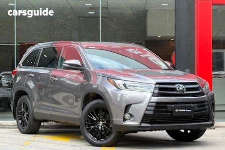 Grey 2019 Toyota Kluger SUV BLACK EDITION 4WD