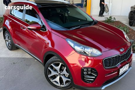 Red 2016 Kia Sportage SUV PLATINUM 4X4