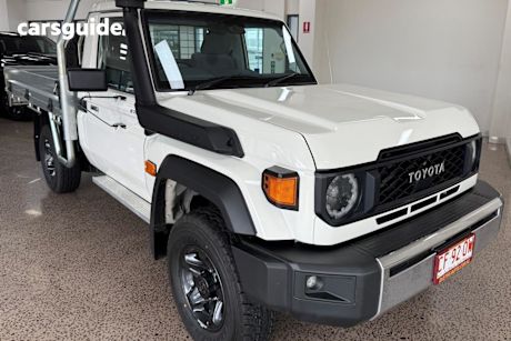 White 2024 Toyota Landcruiser Cab Chassis Lc79 Gxl